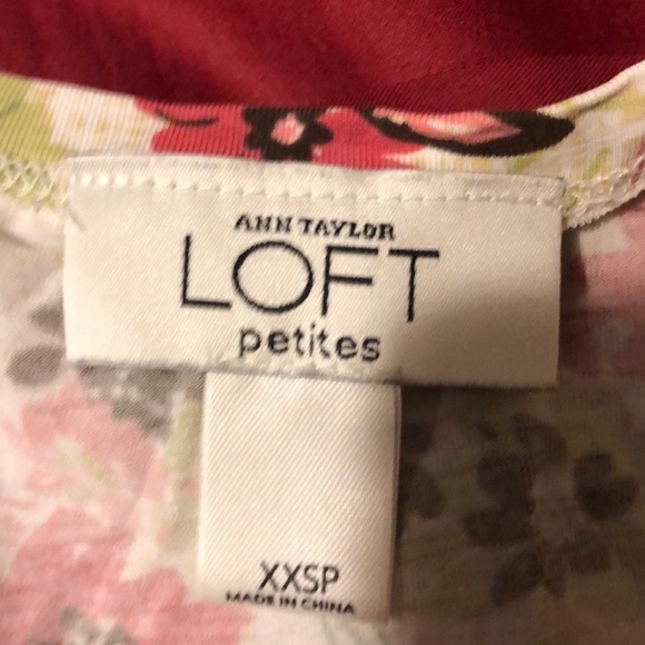 Loft White Floral Top - Picture 3 of 3